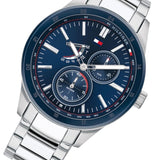 Buy Tommy Hilfiger Mens Analogue Quartz Stainless Steel Blue Dial 44mm Watch - 1791640 in Pakistan
