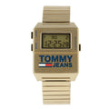 Buy Tommy Hilfiger Mens Digital Stainless Steel Yellow Dial 32mm Watch - 1791670 in Pakistan