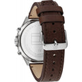 Buy Tommy Hilfiger West Blue Dial Brown Leather Strap Watch for Men - 1791712 in Pakistan