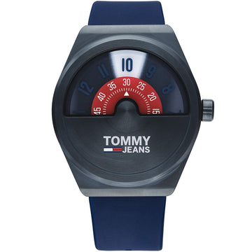 Buy Tommy Hilfiger Monogram Pop Grey Dial Blue Rubber Strap Watch for Men - 1791775 in Pakistan