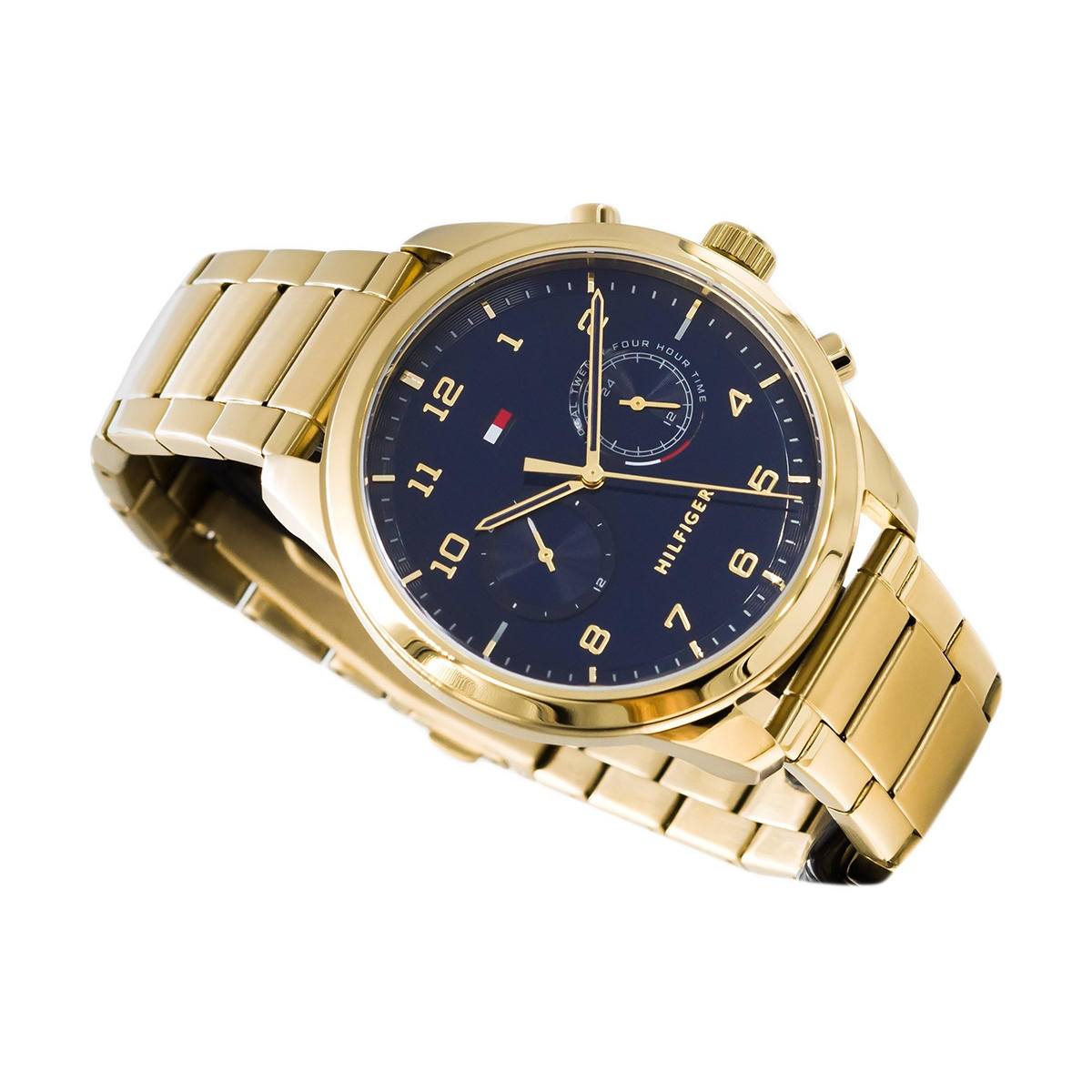 Buy Tommy Hilfiger Mens Quartz Stainless Steel Blue Dial 44mm Watch - 1791783 in Pakistan