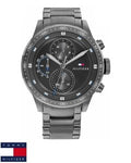 Buy Tommy Hilfiger Mens Quartz Grey Stainless Steel Grey Dial 46mm Watch - 1791806 in Pakistan