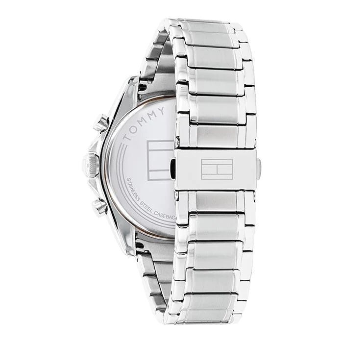 Buy Tommy Hilfiger Mens Quartz Silver Stainless Steel Black Dial 44mm Watch - 1791835 in Pakistan