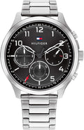 Buy Tommy Hilfiger Mens Quartz Stainless Steel Black Dial 45mm Watch - 1791852 in Pakistan