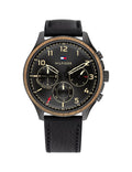 Buy Tommy Hilfiger Asher Black Dial Black Leather Strap Watch for Men - 1791854 in Pakistan