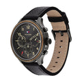 Buy Tommy Hilfiger Asher Black Dial Black Leather Strap Watch for Men - 1791854 in Pakistan