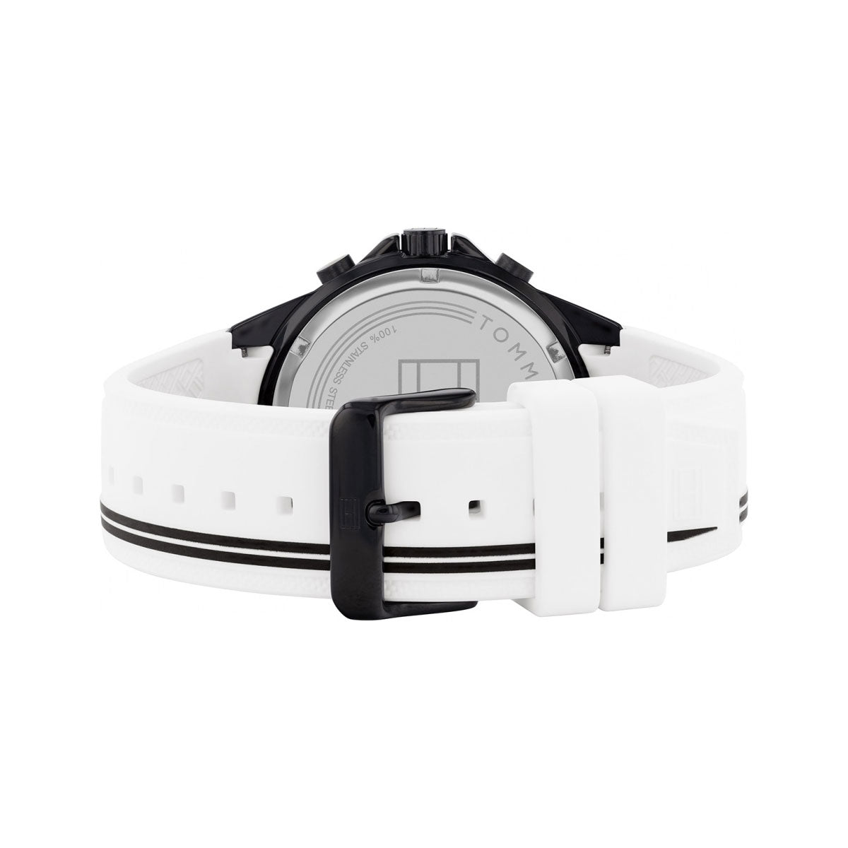 Buy Tommy Hilfiger Aiden White Dial White Rubber Strap Watch for Men - 1791862 in Pakistan