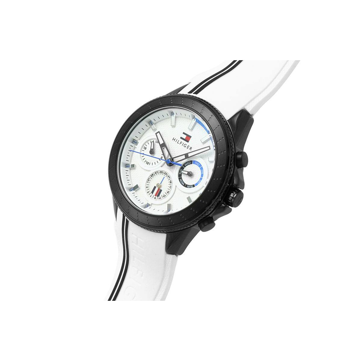 Buy Tommy Hilfiger Aiden White Dial White Rubber Strap Watch for Men - 1791862 in Pakistan