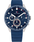 Buy Tommy Hilfiger Max Blue Dial Blue Rubber Strap Watch for Men - 1791970 in Pakistan