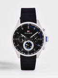 Buy Tommy Hilfiger Max Black Dial Black Rubber Strap Watch for Men - 1791971 in Pakistan