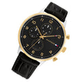 Buy Tommy Hilfiger Leonard Black Dial Black Leather Strap Watch for Men - 1791986 in Pakistan