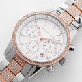 Buy Michael Kors Ritz Chronograph Quartz Crystal Silver Dial Ladies Watch - Mk6651 in Pakistan