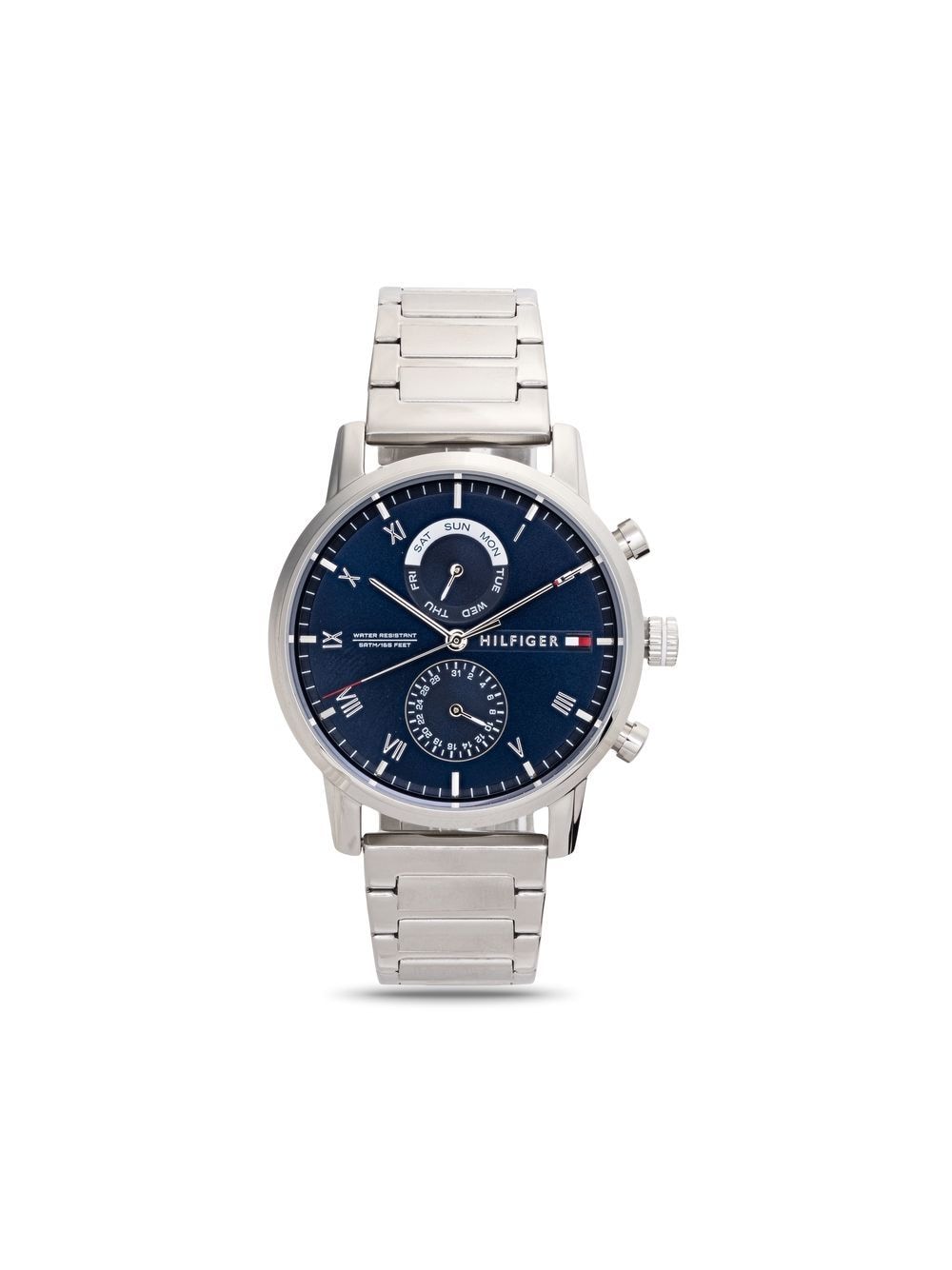 Buy Tommy Hilfiger Mens Quartz Stainless Steel Blue Dial 44mm Watch - 1710401 in Pakistan