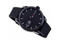 Buy Tommy Hilfiger Mens Quartz Silicone Strap Black Dial 42mm Watch - 1791382 in Pakistan