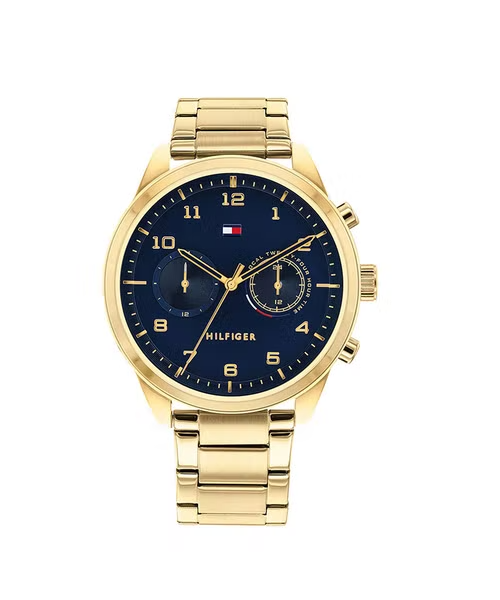 Buy Tommy Hilfiger Mens Quartz Stainless Steel Blue Dial 44mm Watch - 1791783 in Pakistan