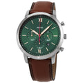 Buy Neutra Green Dial Brown Leather Strap Watch For Men in Pakistan