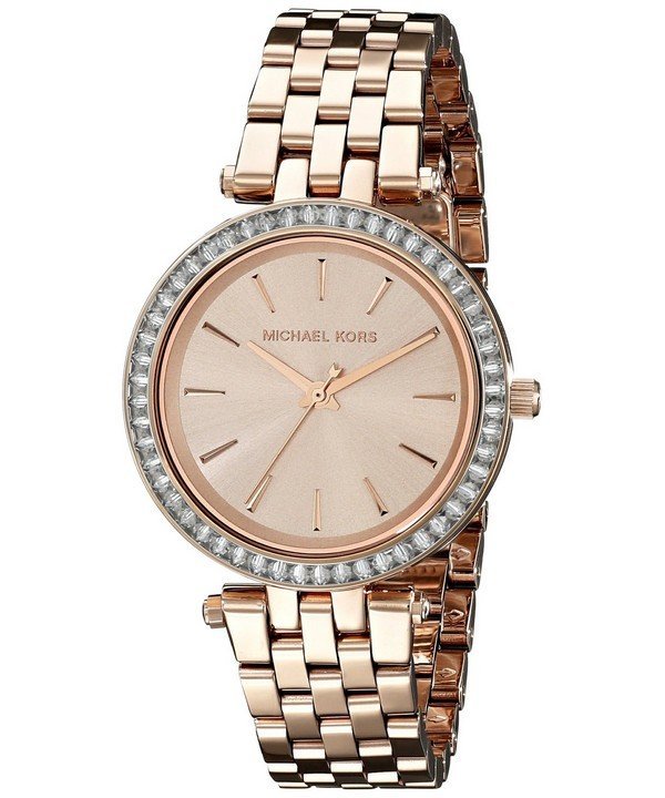 Buy Michael Kors Womens Quartz Stainless Steel Rose Gold Dial 33mm Watch - Mk3366 in Pakistan