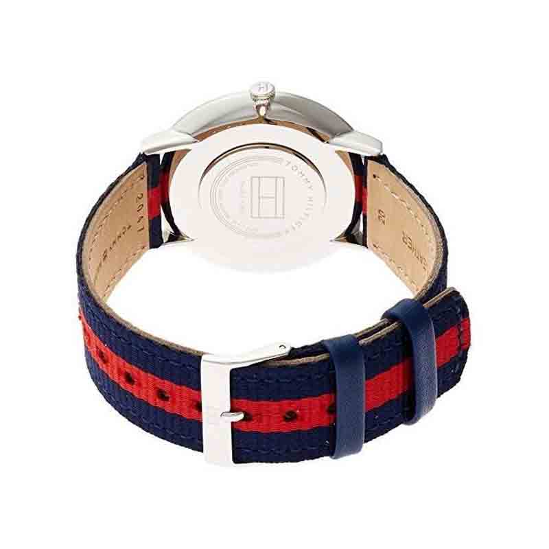 Buy Tommy Hilfiger Ultra Slim Silver Dial Two Tone Nylon Strap Watch for Men - 1791328 in Pakistan