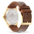 Buy Gucci Men's Swiss Made Quartz Brown Leather Strap Multi Color Dial 38mm Watch YA126451 in Pakistan