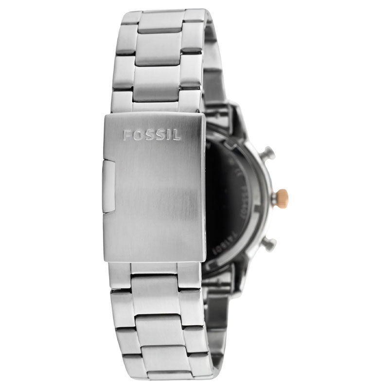 Buy Fossil Men's Chronograph Silver Stainless Steel Grey Dial 44mm Watch FS5407 in Pakistan