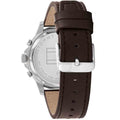 Buy Tommy Hilfiger Mens Quartz Brown Leather Strap Blue Dial 44mm Watch - 1710476 in Pakistan