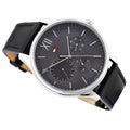 Buy Tommy Hilfiger Damon Grey Dial Black Leather Strap Watch for Men - 1791417 in Pakistan