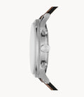 Buy Fossil Men's Quartz Brown Leather Strap Silver Dial 44mm Watch FS5809 in Pakistan