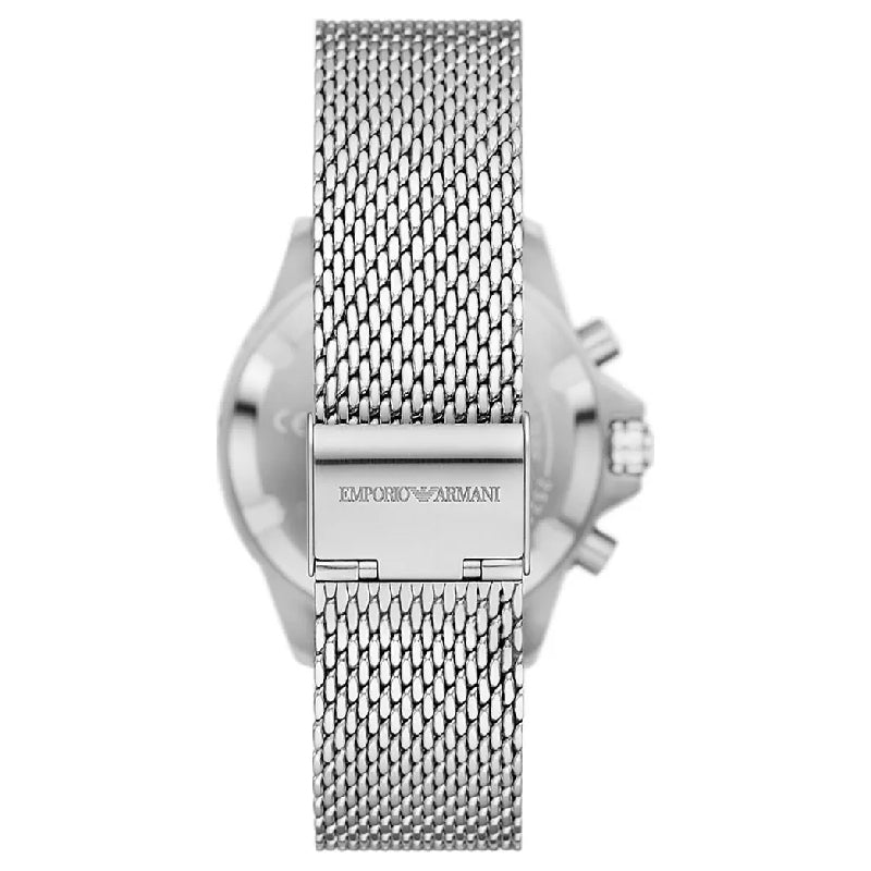 Buy Emporio Armani Men's Quartz Silver Stainless Steel Blue Dial 43mm Watch AR11587 in Pakistan