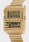 Buy Tommy Hilfiger Mens Digital Stainless Steel Yellow Dial 32mm Watch - 1791670 in Pakistan