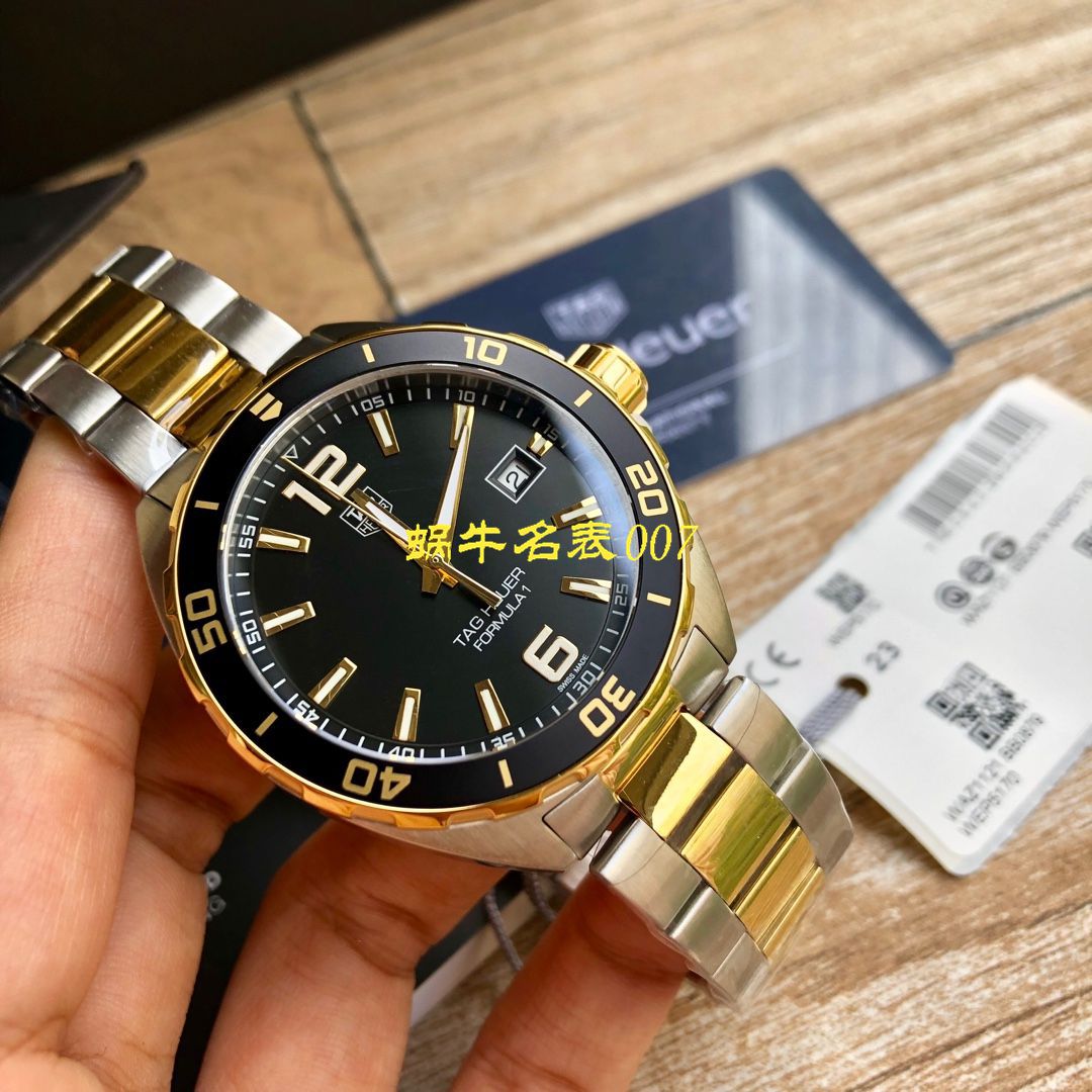 Buy Tag Heuer Formula 1 Black Dial Two Tone Steel Strap Watch for Men - WAZ1121.BB0879 in Pakistan