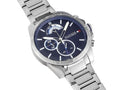 Buy Tommy Hilfiger Mens Quartz Stainless Steel Blue Dial 48mm Watch - 1791348 in Pakistan