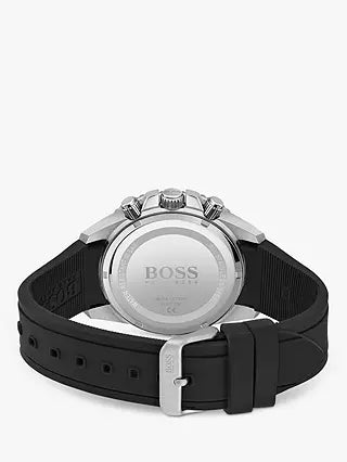 Buy Hugo Boss Admiral Analog Black Dial Black Silicone Strap Men's Watch - 1513912 in Pakistan