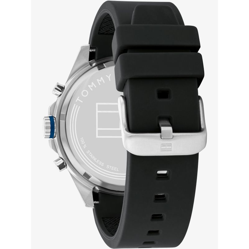 Buy Tommy Hilfiger Max Black Dial Black Rubber Strap Watch for Men - 1791971 in Pakistan