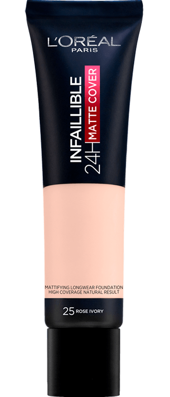 Buy L'Oreal Paris Infallible 24H Matte Cover Foundation - 25 Rose Ivory in Pakistan