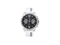 Buy Tommy Hilfiger Mens Quartz Silicone Strap Black Dial 46mm Watch - 1791475 in Pakistan