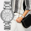 Buy Michael Kors Womens Quartz Stainless Steel Silver Dial 33mm Watch - Mk5615 in Pakistan