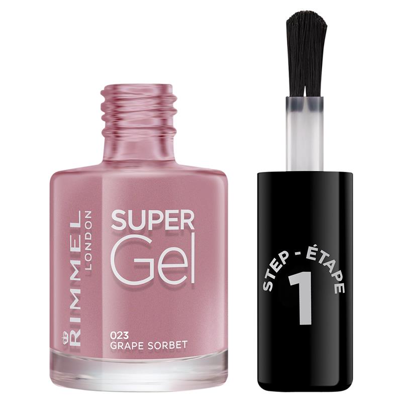 Buy Rimmel London Supergel Nail Polish - 023 Grape Sorbet in Pakistan