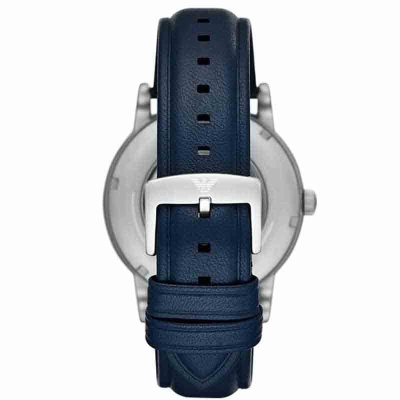 Buy Emporio Armani Men's Automatic Leather Strap Blue Dial 43mm Watch AR60030 in Pakistan