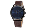 Buy Tommy Hilfiger Mens Quartz Brown Leather Strap Blue Dial 44mm Watch - 1791593 in Pakistan