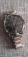 Buy Tommy Hilfiger Mens Quartz Stainless Steel Grey Dial 44mm Watch - 1791397 in Pakistan