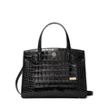 Buy Tory Burch Walker Embossed Small Satchel For Women - Black in Pakistan