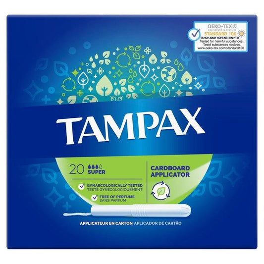Buy Tampax Tampax Tampons Applicator Super Green 20s in Pakistan