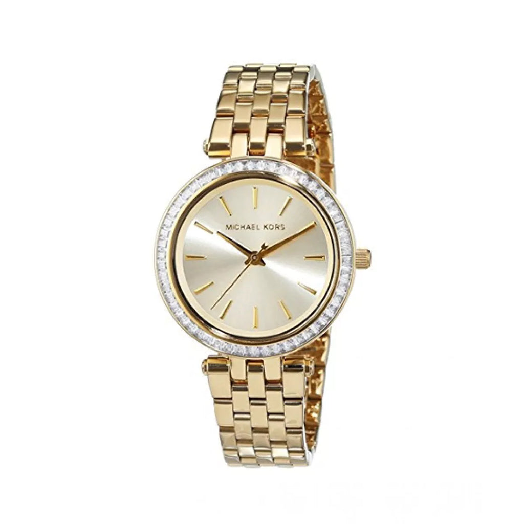 Buy Michael Kors Womens Quartz Gold Stainless Steel Gold Dial 33mm Watch - Mk3365 in Pakistan