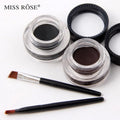 Buy Miss Rose Gel Eyeliner 2 Color Set Black And Brown 4 Hours Long Lasting Waterproof in Pakistan