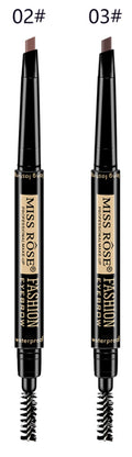 Buy Miss Rose 2 in 1 Double Head Long Lasting Waterproof Eye Brow Pencil & Brush in Pakistan