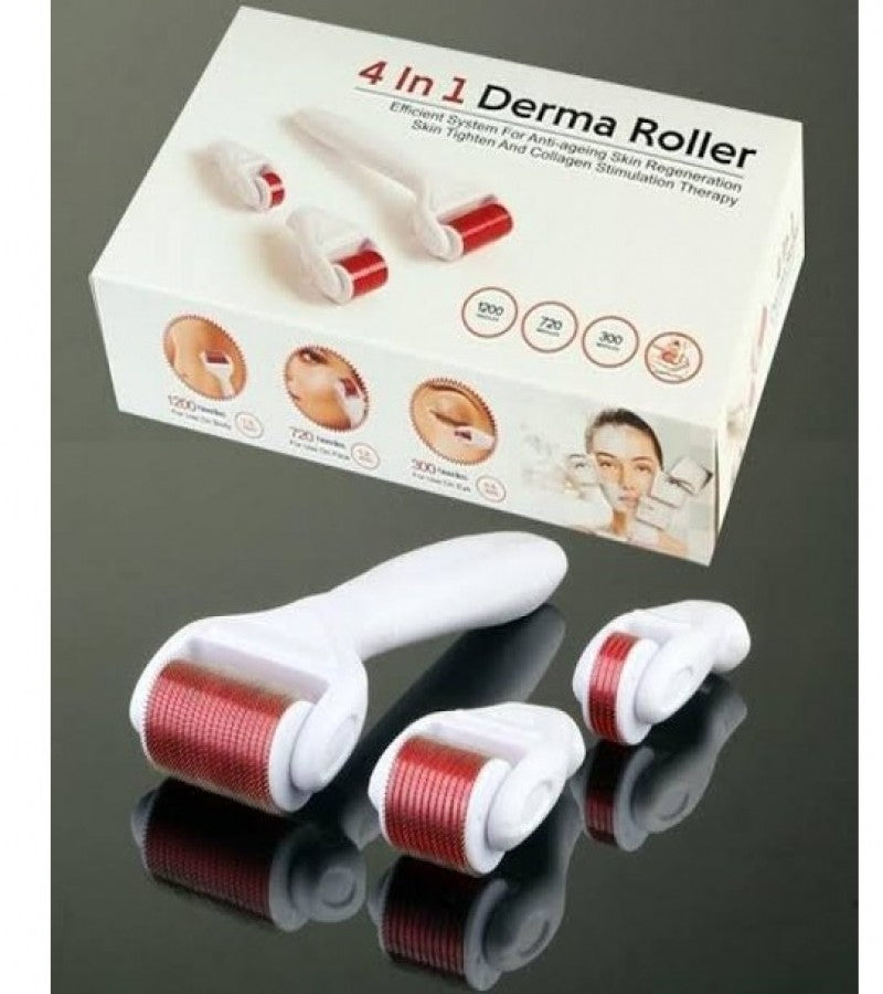 Buy Derma Roller 4 in 1 Skin Care Set in Pakistan