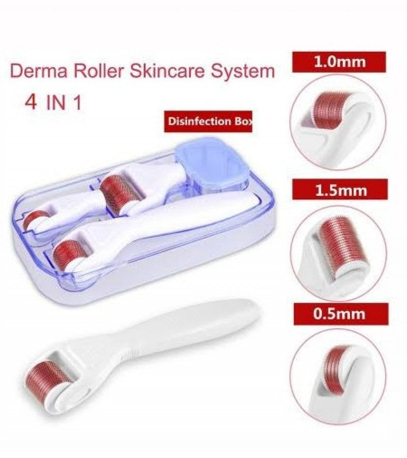 Buy Derma Roller 4 in 1 Skin Care Set in Pakistan