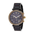 Buy Michael Kors Parker Chronograph Black Dial Black Ion-plated Ladies Watch - Mk6107 in Pakistan