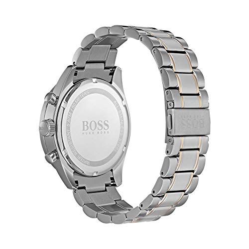 Buy Hugo Boss Mens Chronograph Quartz Stainless Steel Grey Dial 44mm Watch - 1513634 in Pakistan