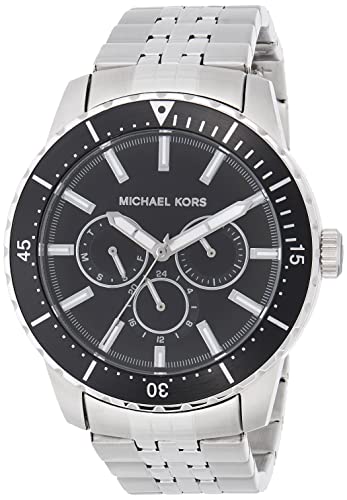 Buy Michael Kors Mens Stainless Steel Black Dial 44mm Watch - Mk7156 in Pakistan